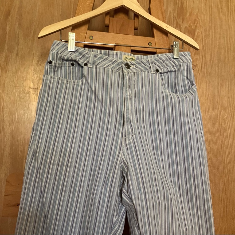 St. John's Bay stretch striped mom jeans! - Picture 4 of 8